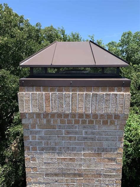 sheet metal fabrication shops to make chimney cap|chimney cap replacement.